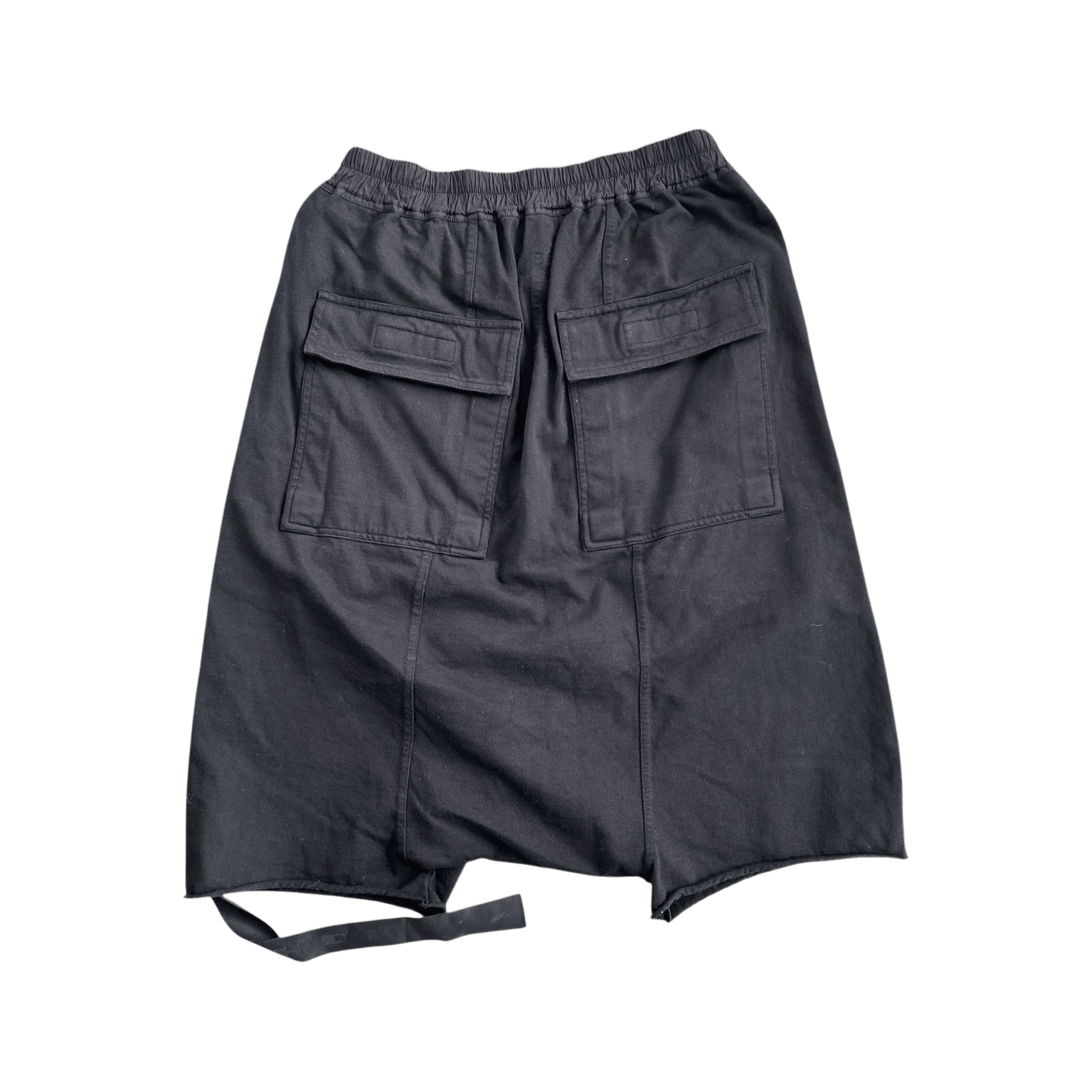 Rick Owens Black Gimp Pod Shorts - Morely TrendsRick Owens Type here:)