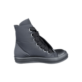 Rick Owens Black Jumbo Lace High Top Puffer Sneakers - Morely TrendsRick Owens Type here:)