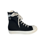 Rick Owens Black & White High Top Sneakers - Morely TrendsRick Owens Type here:)