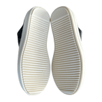 Rick Owens Black & White Washed Foil Low Top Sneakers - Morely TrendsRick Owens Type here:)