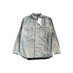 Rick Owens Blue Denim Button Up Overshirt - Morely TrendsRick Owens Type here:)