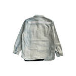 Rick Owens Blue Denim Button Up Overshirt - Morely TrendsRick Owens Type here:)