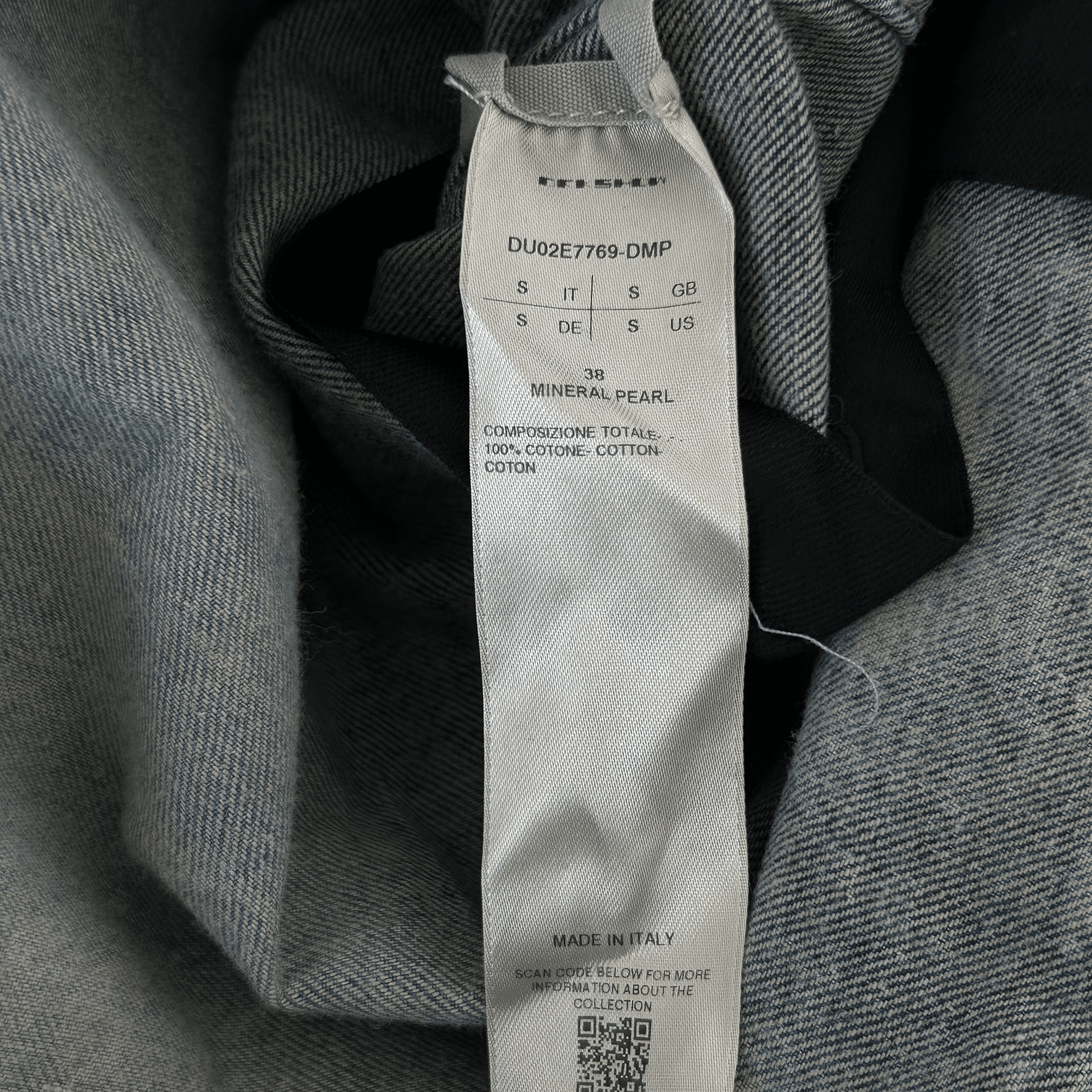 Rick Owens Blue Denim Button Up Overshirt - Morely TrendsRick Owens Type here:)