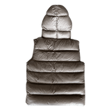 Rick Owens Brown Gimp Hooded Puffer Vest - Morely TrendsRick Owens Type here:)