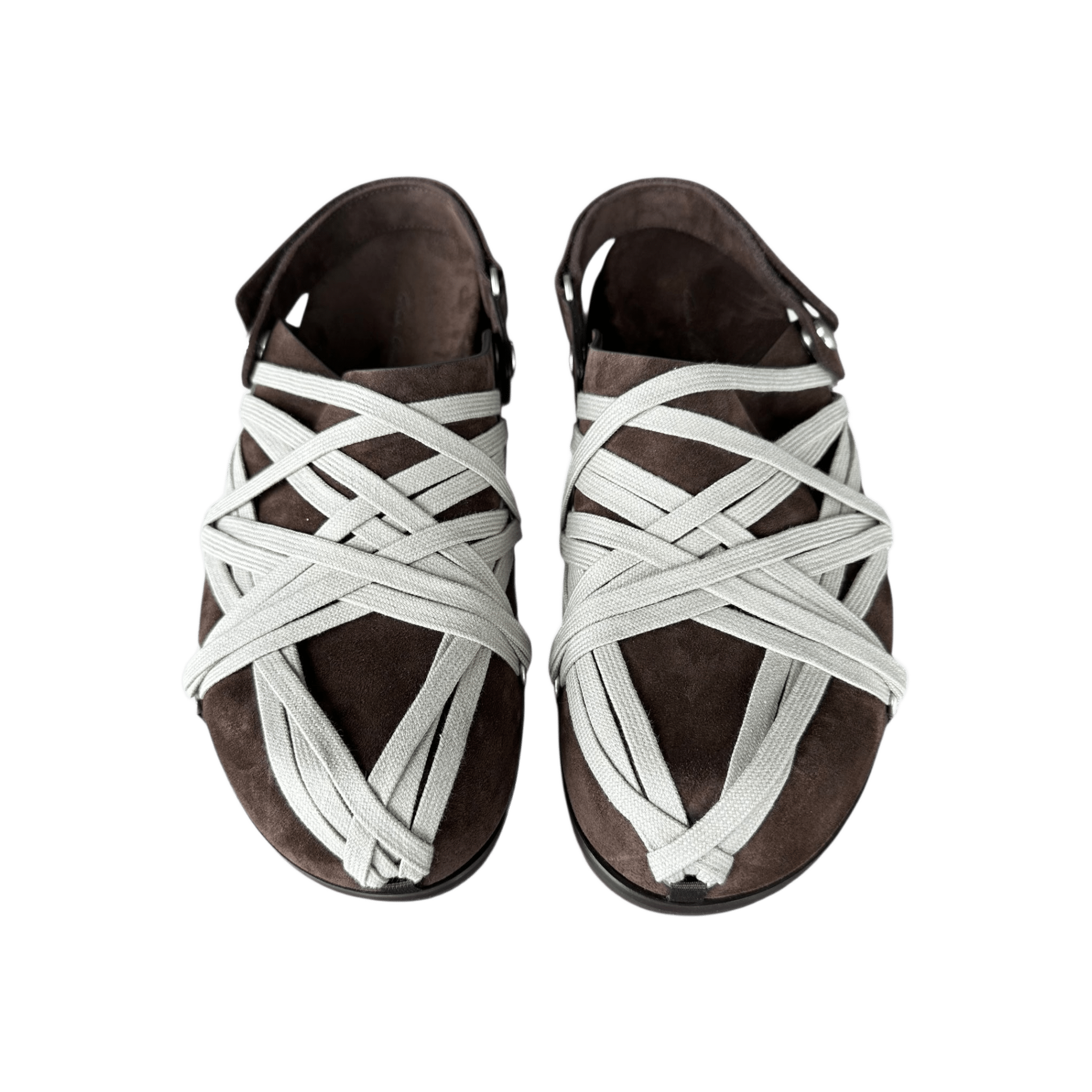 Rick Owens Brown Rope Sandals - Morely TrendsRick Owens Type here:)