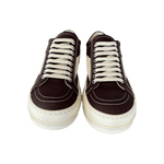 Rick Owens Brown & White Vintage Low Top Sneakers - Morely TrendsRick Owens Type here:)