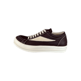 Rick Owens Brown & White Vintage Low Top Sneakers - Morely TrendsRick Owens Type here:)