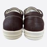 Rick Owens Brown & White Vintage Low Top Sneakers - Morely TrendsRick Owens Type here:)
