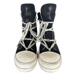 Rick Owens Chrome Hearts Black & White Cross Patch Hexagram Sneakers - Morely TrendsRick Owens Type here:)