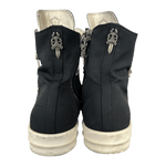 Rick Owens Chrome Hearts Black & White Cross Patch Hexagram Sneakers - Morely TrendsRick Owens Type here:)