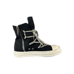 Rick Owens Chrome Hearts Black & White Cross Patch Hexagram Sneakers - Morely TrendsRick Owens Type here:)