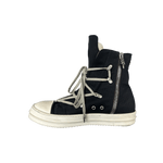 Rick Owens Chrome Hearts Black & White Cross Patch Hexagram Sneakers - Morely TrendsRick Owens Type here:)