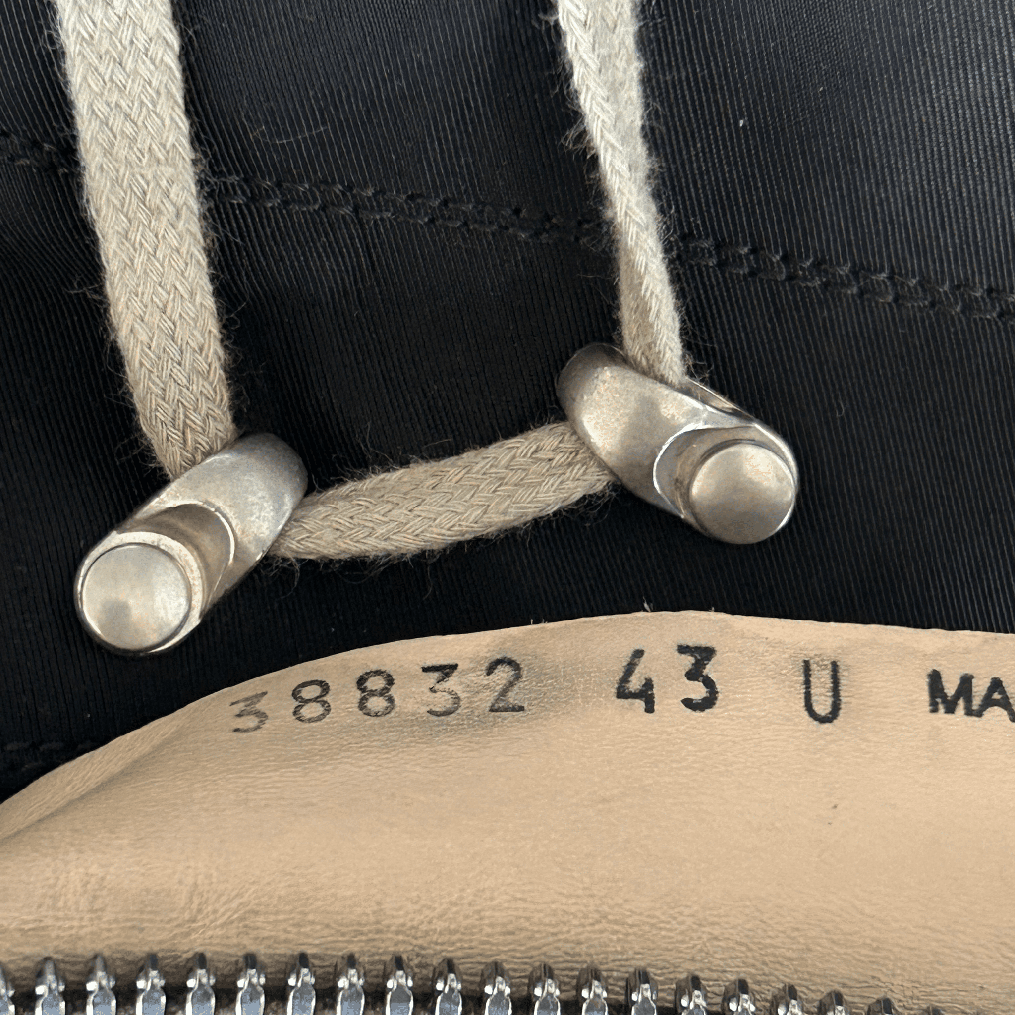 Rick Owens Chrome Hearts Black & White Cross Patch Hexagram Sneakers - Morely TrendsRick Owens Type here:)