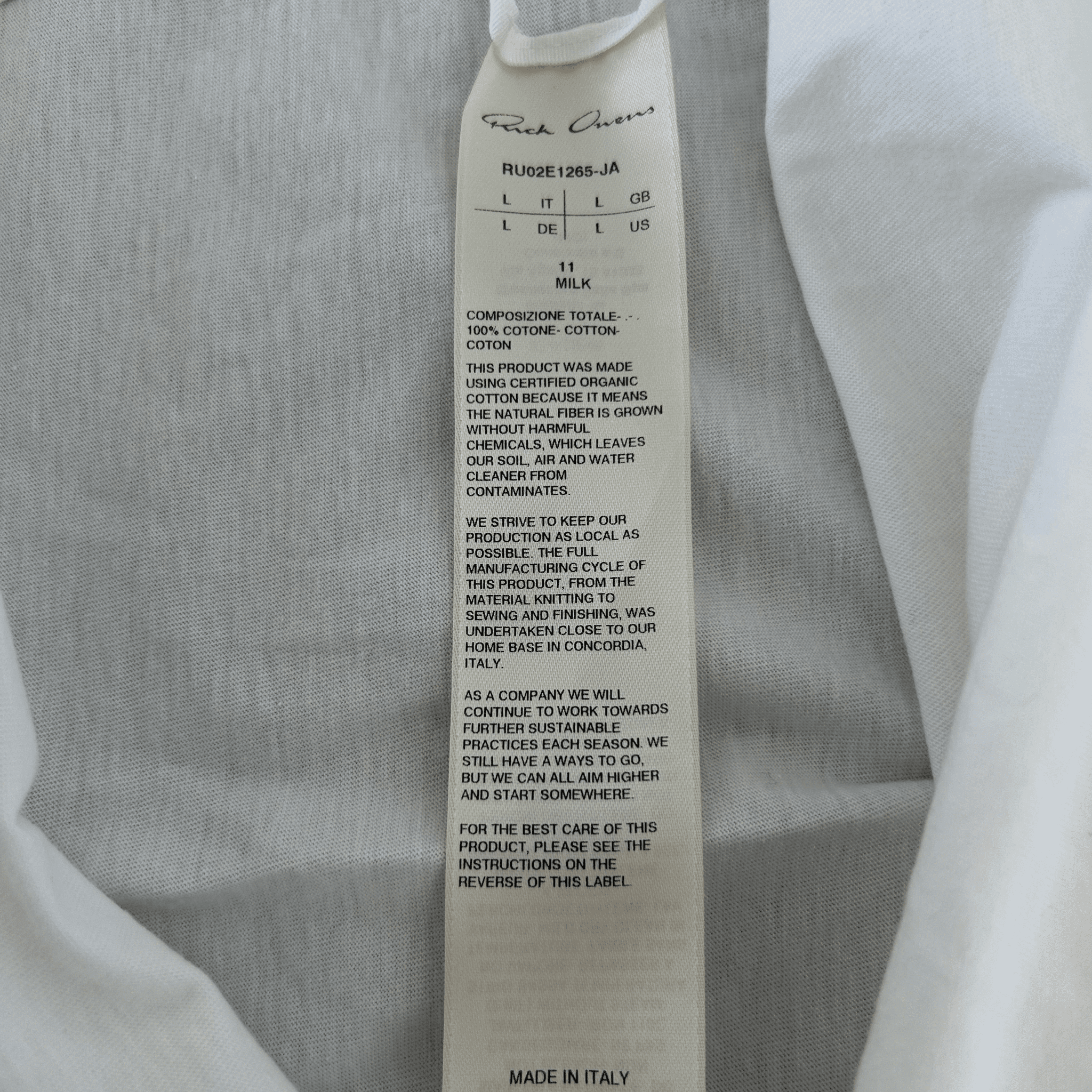 Rick Owens White Level T-Shirt - Morely TrendsRick Owens Type here:)