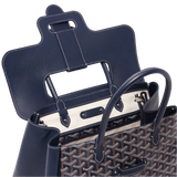 Goyard Saigon Tote Bag Navy Blue