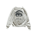 Saint Michael White God Eye Graphic Sweatshirt - Morely TrendsSaint Michael Type here:)