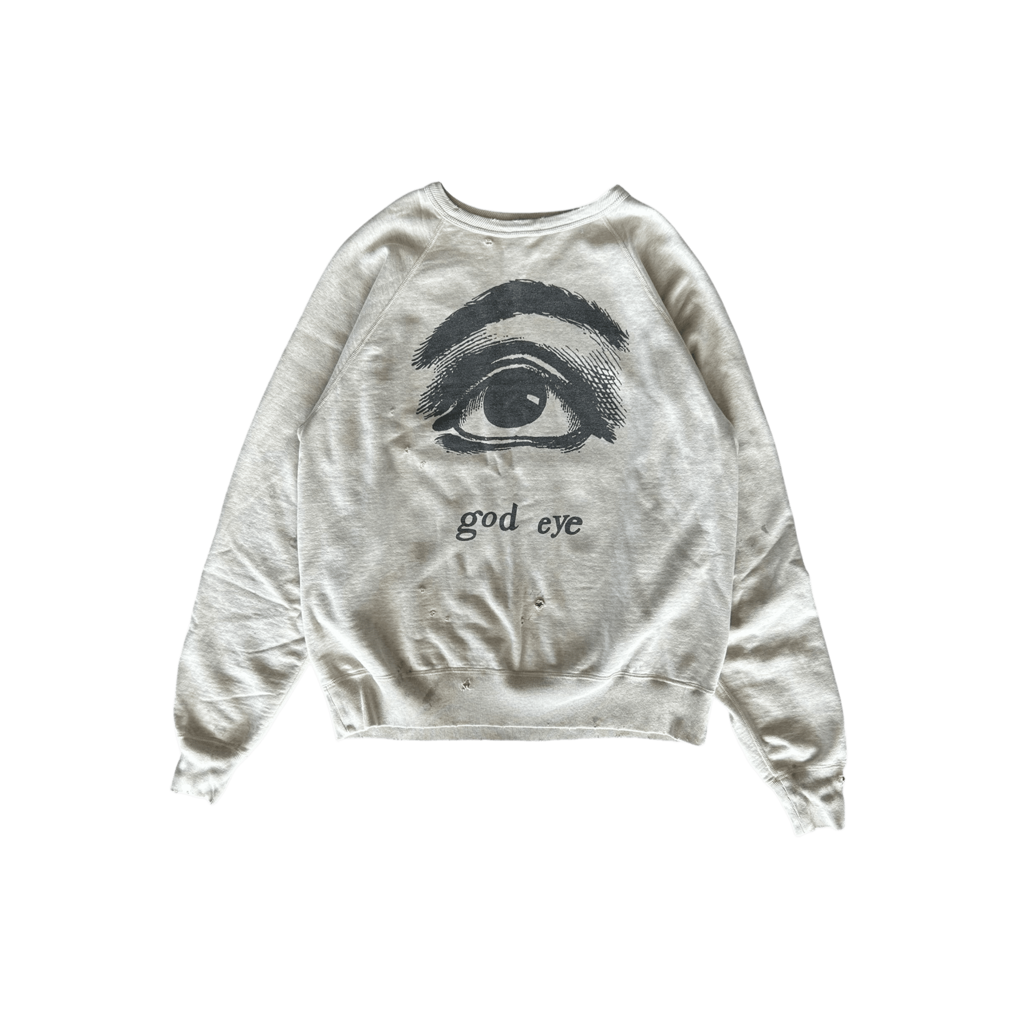 Saint Michael White God Eye Graphic Sweatshirt - Morely TrendsSaint Michael Type here:)