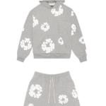 Denim Tears Tracksuit - Hoodie & Shorts Grey Medium - Morely TrendsMorely Trends Type here:)