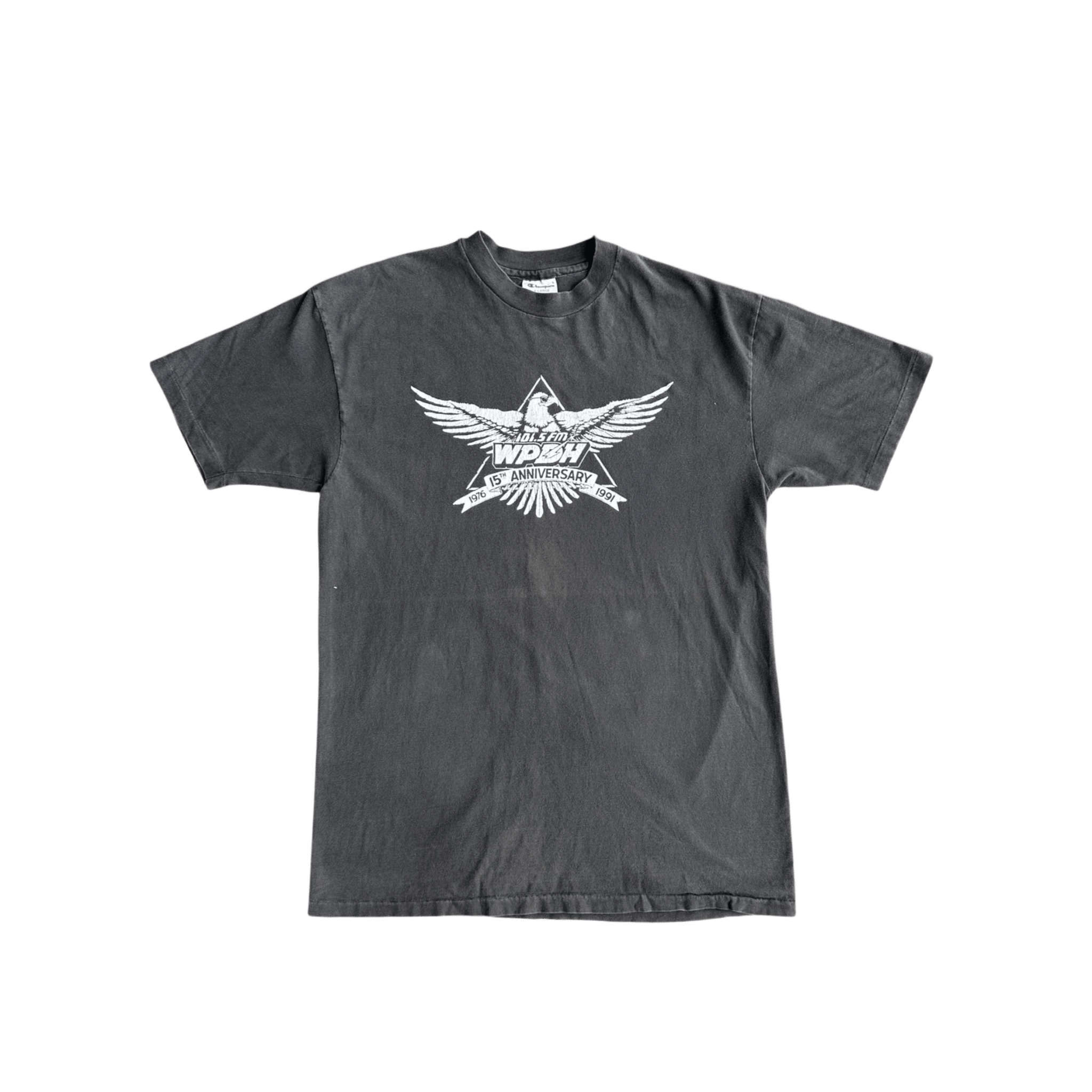 Vintage Black 101.5FM WPDH Anniversary T-Shirt - Morely TrendsVintage Type here:)