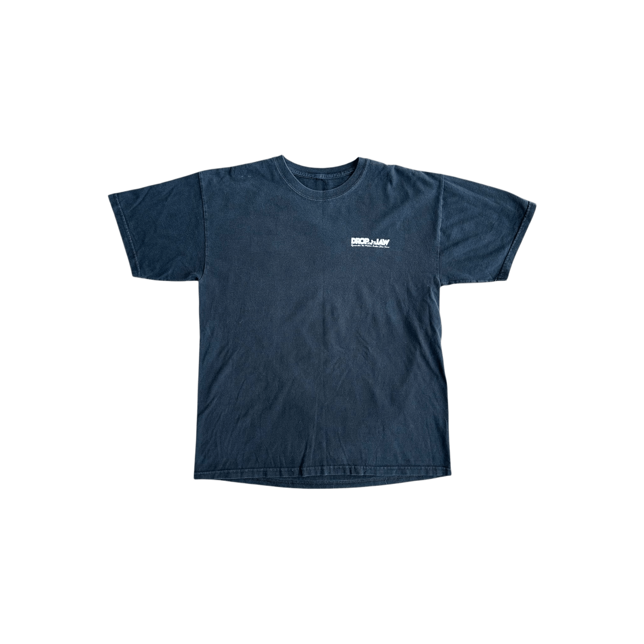 Vintage Black Drop Jaw Magazine Logo T-Shirt - Morely TrendsVintage Type here:)