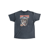 Vintage Black Harley - Davidson Daytona Beach Graphic T-Shirt - Morely TrendsVintage Type here:)
