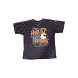 Vintage Black Harley - Davidson Milwaukee Graphic T-Shirt - Morely TrendsVintage Type here:)