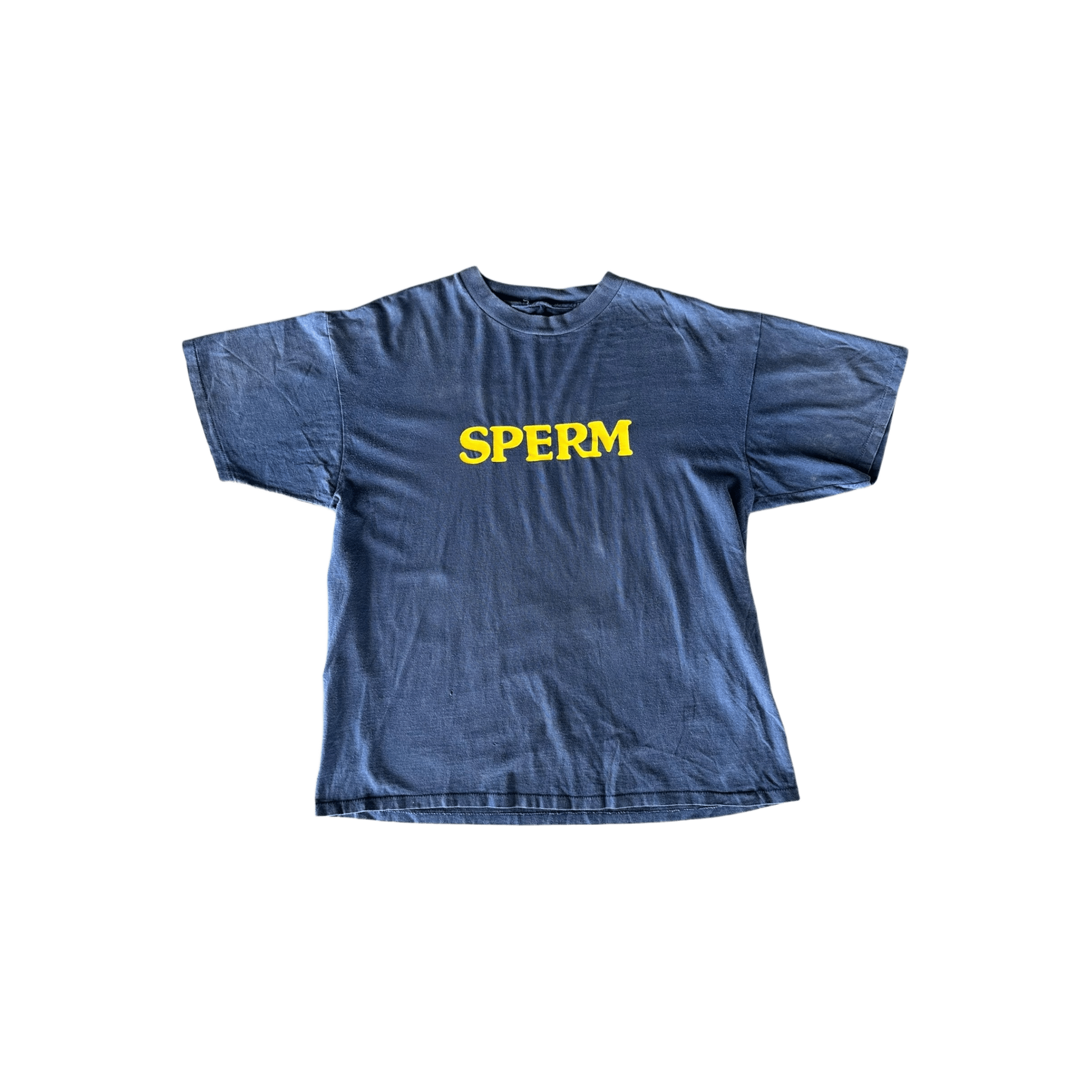 Vintage Navy Spam Parody Graphic T-Shirt - Morely TrendsVintage Type here:)