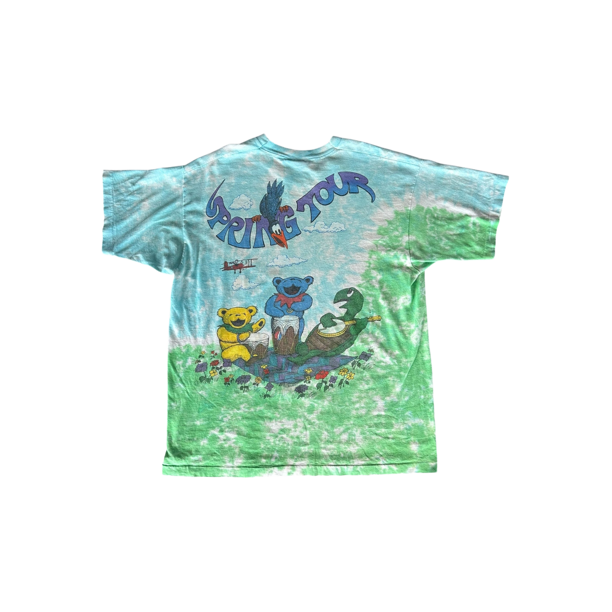 Vintage Tie - Dye Grateful Dead Spring Tour T-Shirt - Morely TrendsVintage Type here:)