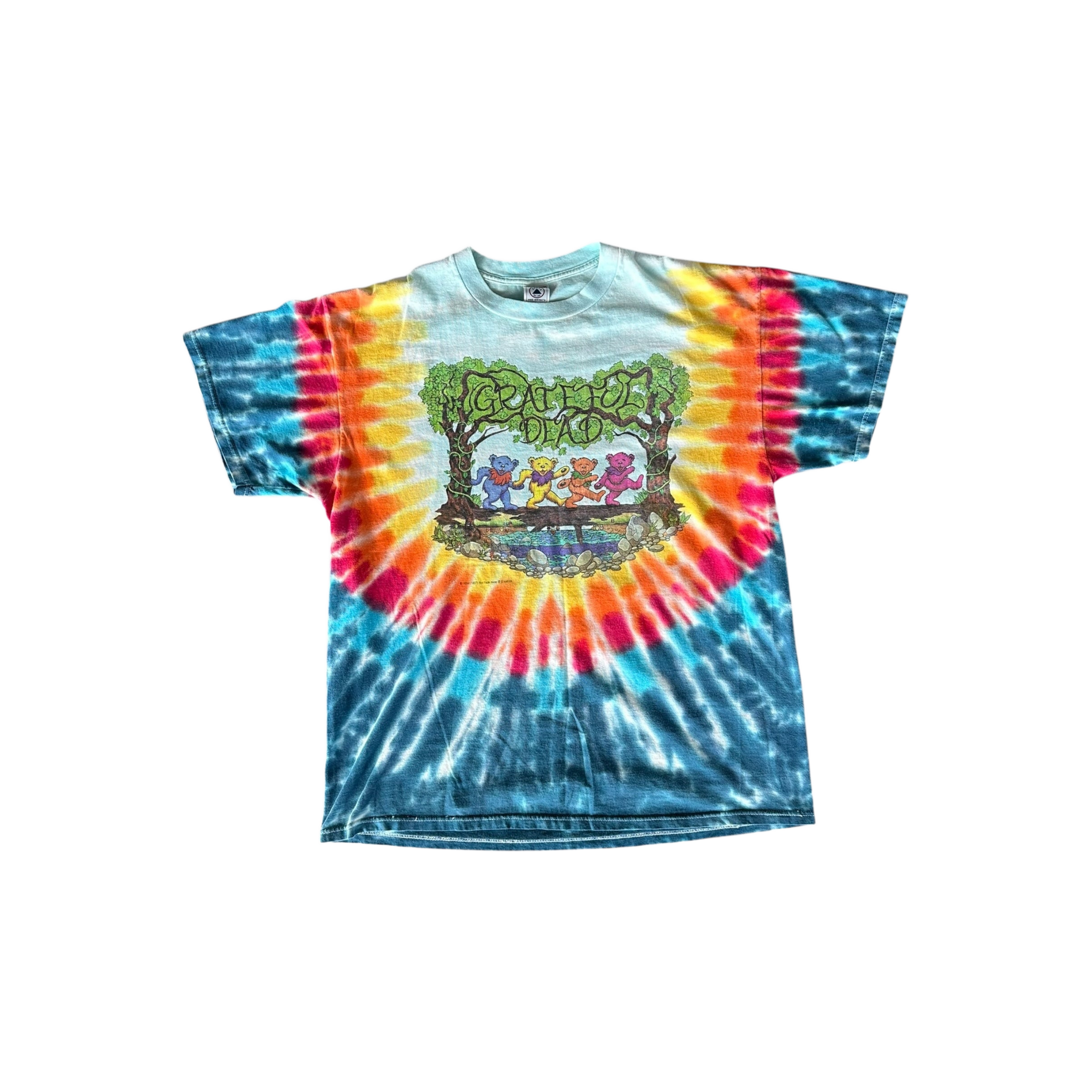 Vintage Tie - Dye Grateful Dead Walking Bears T-Shirt - Morely TrendsVintage Type here:)
