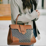 Goyard Saigon Tote Bag Black & Tan