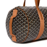 Goyard Barrel 40 Sports Bag Black Tan