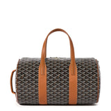 Goyard Barrel 40 Sports Bag Black Tan