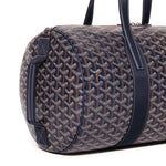 Detail view of Goyard Barrel 40 Sports Bag Navy Blue BARREL040TY12CL12P 