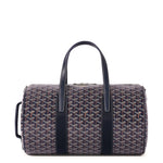 Front view of Goyard Barrel 40 Sports Bag Navy Blue BARREL040TY12CL12P 
