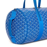 Detail view of Goyard Barrel 40 Sports Bag Sky Blue BARREL040TY10CL10P