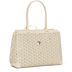 Front view of Goyard Bellechasse Biaude PM Bag Sand (2024) BELBIAPMLTY15CG15P