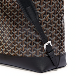 Buckle view of Goyard Black Cisalpin Backpack CISALPMMLTY01CL01P