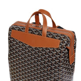 Top view of Goyard Black Tan Cisalpin Backpack CISALPMMLTY01CL03P