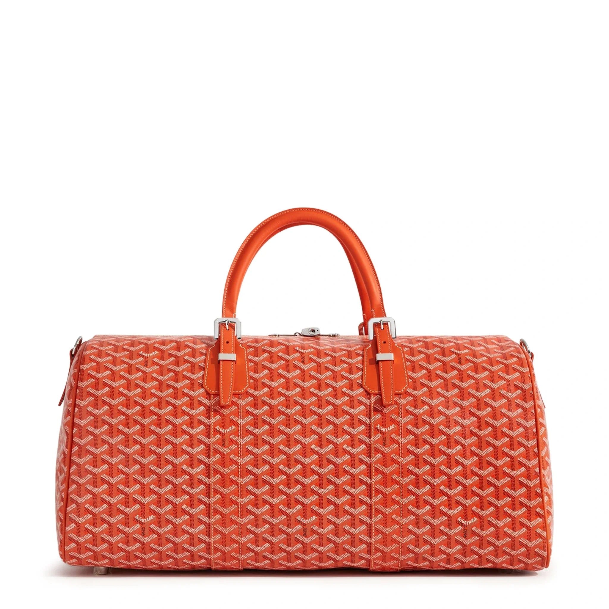 Front view of Goyard Boston 50 Orange Bag BOSTON050TY07CL07P