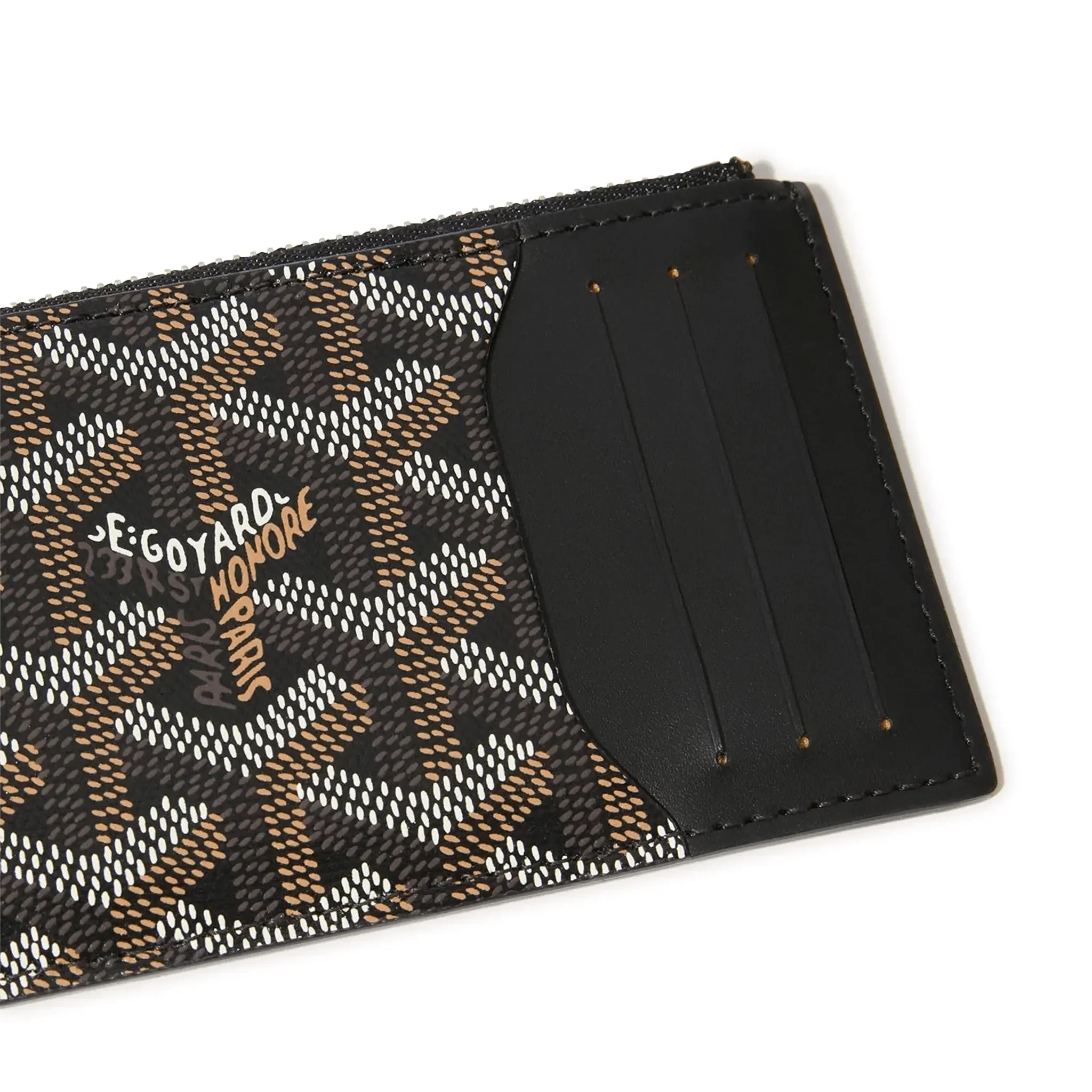 Goyard Bourbon Zipped Black Card Holder - Morely TrendsGoyard Type here:)