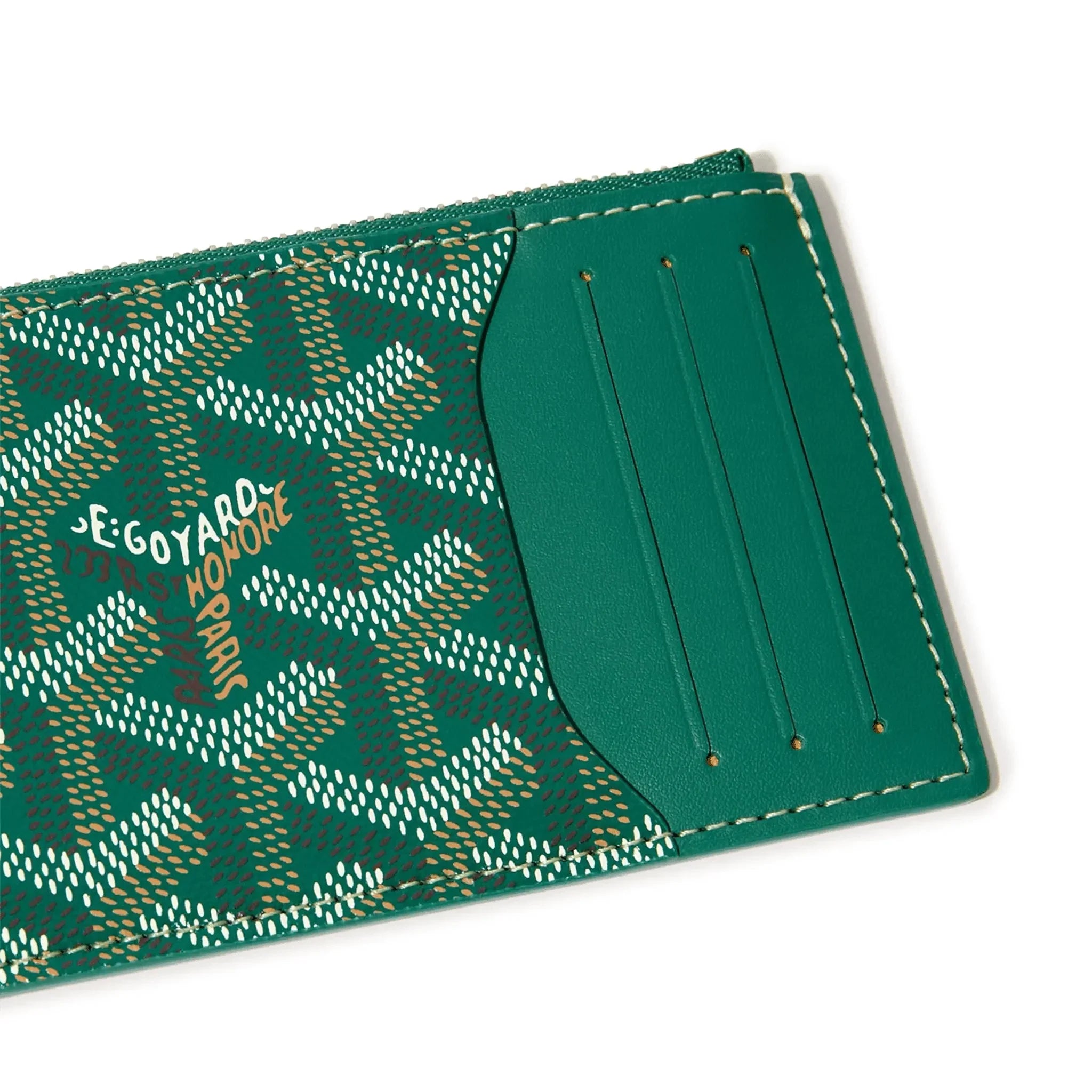 Goyard Bourbon Zipped Green Card Holder - Morely TrendsGoyard Type here:)