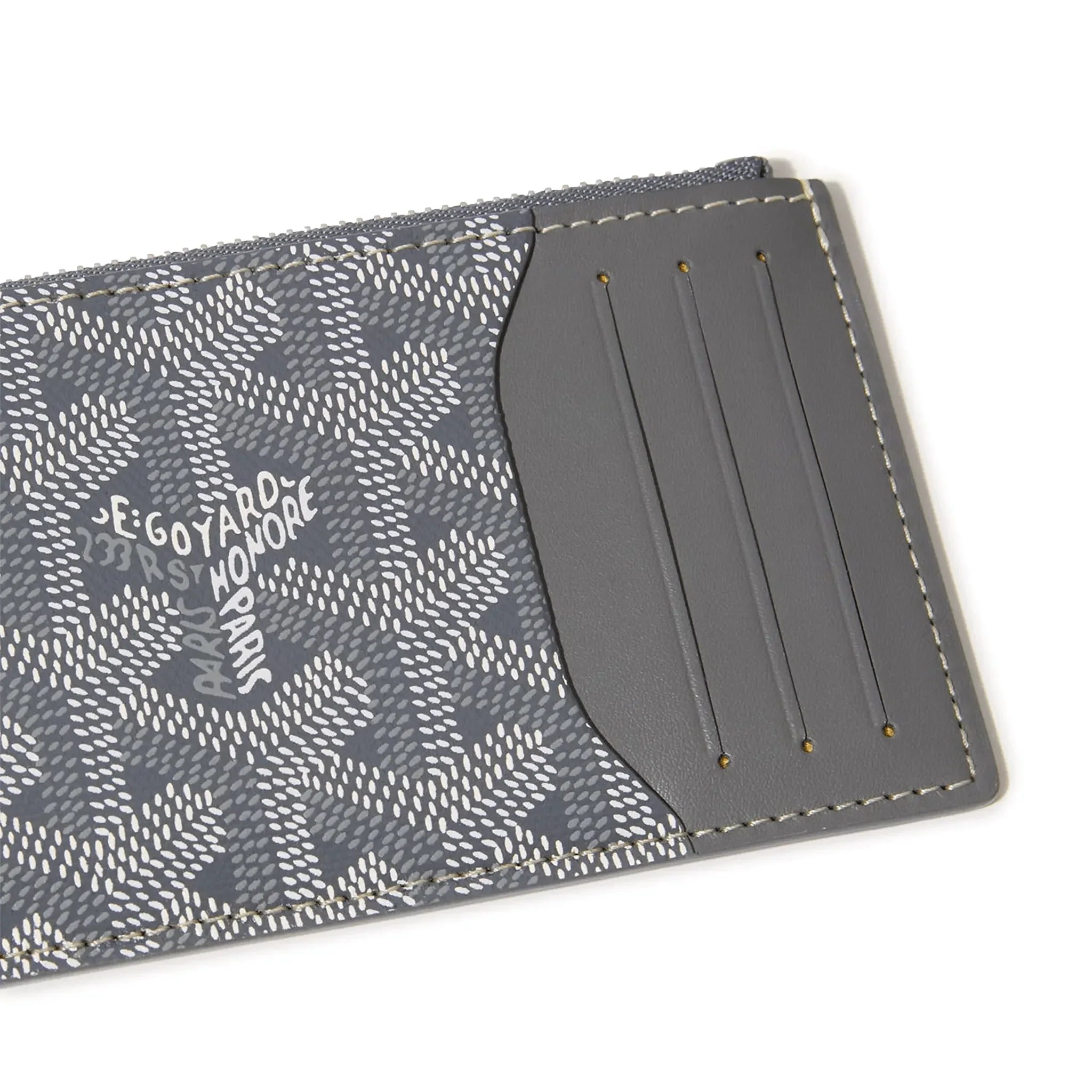 Goyard Bourbon Zipped Grey Card Holder - Morely TrendsGoyard Type here:)