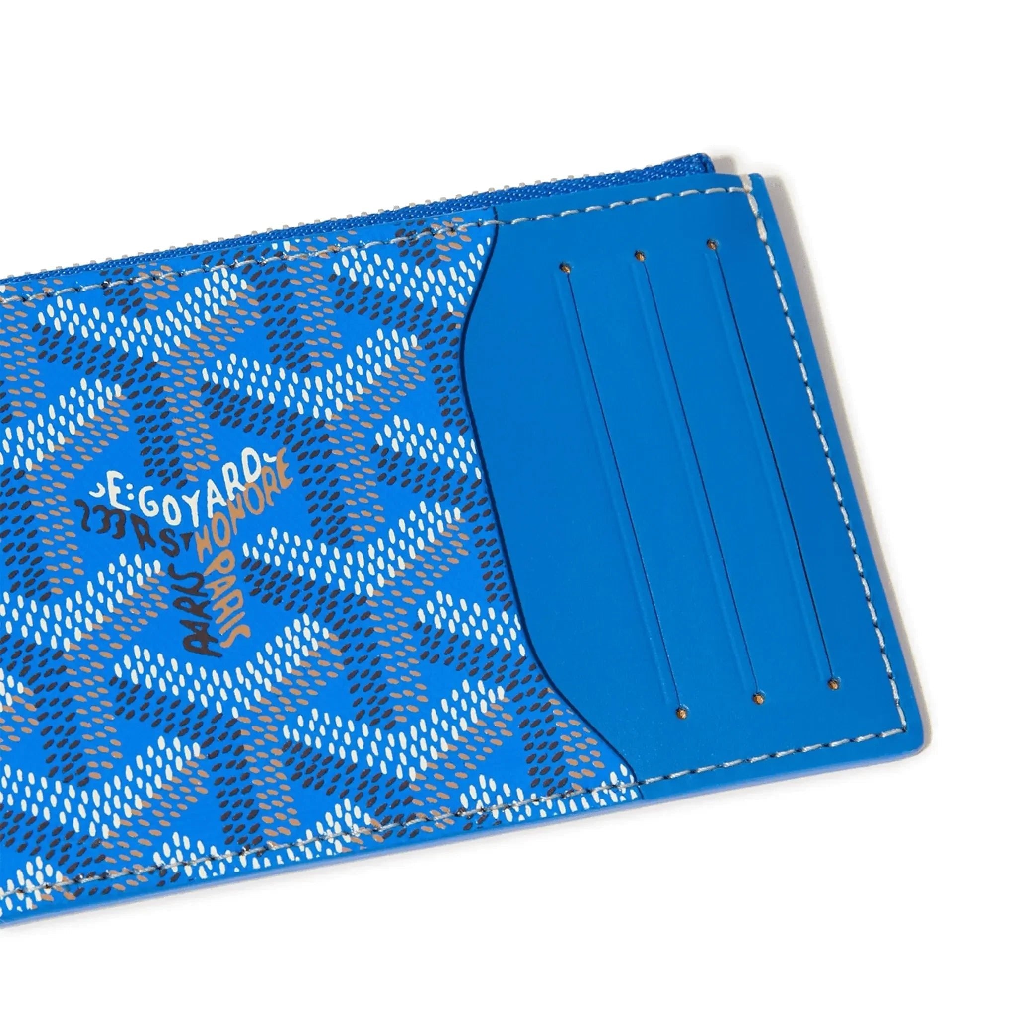 Goyard Bourbon Zipped Sky Blue Card Holder - Morely TrendsGoyard Type here:)