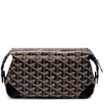 Image of Goyard Bowling 25 Black Toiletry Bag