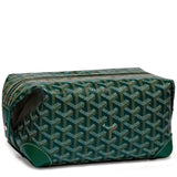 Side view of Goyard Bowling 25 Green Toiletry Bag BOWLIN025TY09CL09P