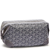 Image of Goyard Bowling 25 Grey Toiletry Bag