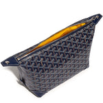 Image of Goyard Bowling 25 Navy Toiletry Bag