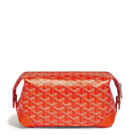 Front view of Goyard Bowling 25 Orange Toiletry Bag BOWLIN025TY07CL07P