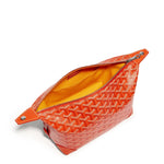 Top Zip view of Goyard Bowling 25 Orange Toiletry Bag BOWLIN025TY07CL07P