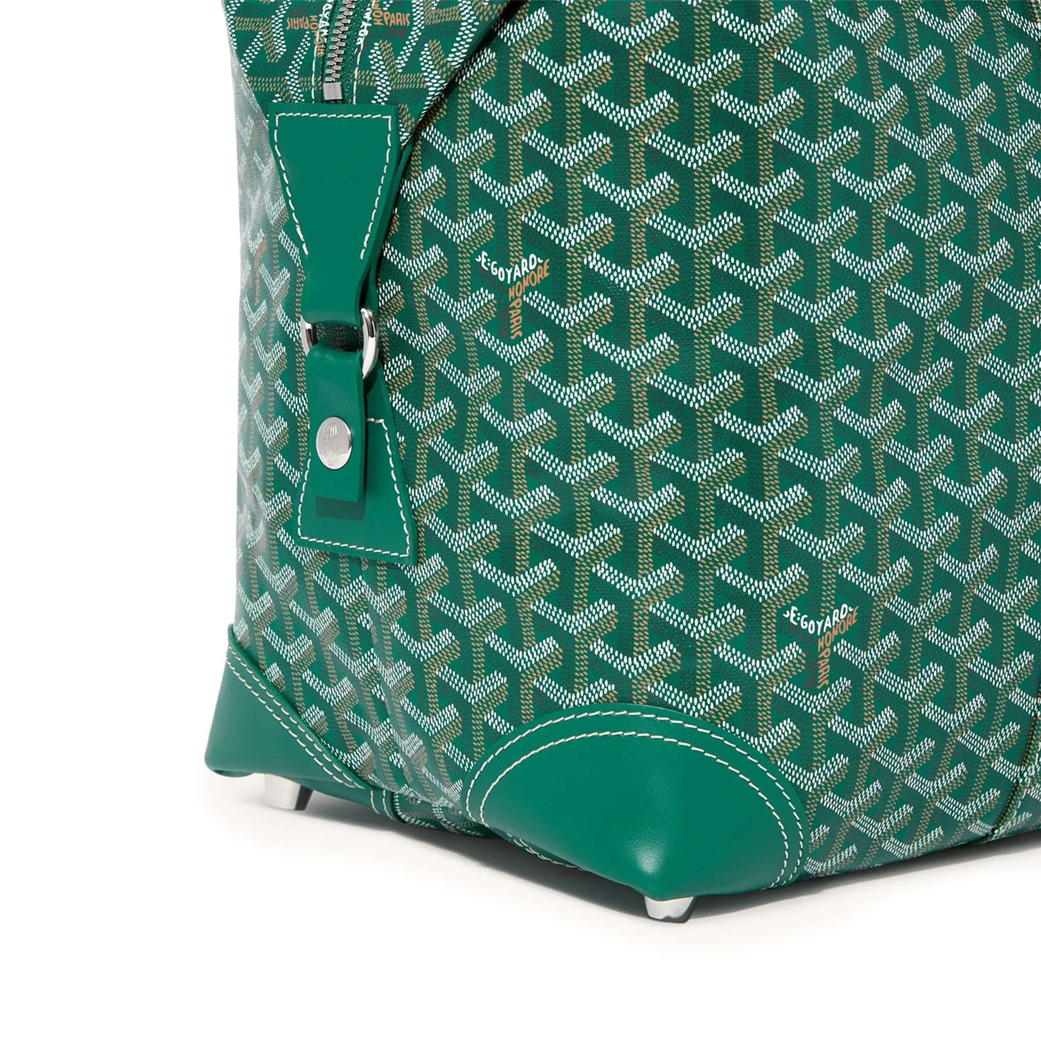 Detail view of Goyard Bowling 45 Green Bag BOWLIN045TY09CL09P